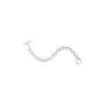 Bracciale Catena Rolò con Chiusura a T-bar Unoaerre