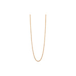 Collana di Catena Corda Ad un Filo con Chiusura Moschettone Unoaerre