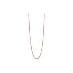 Collana di Catena Corda Ad un Filo con Chiusura Moschettone Unoaerre