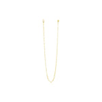 Collana Lunga di Catena "Paper Clip" in Finitura Diamantata Unoaerre