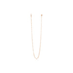 Collana Lunga di Catena "Paper Clip" in Finitura Diamantata Unoaerre