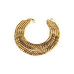 Elegante Collana Corta in Ottone con Bagno in Oro Unoaerre