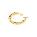 Bracciale in Ottone con Catena "Spiga" Intrecciata e T-bar Unoaerre