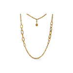 Collana Lunga di Catena in Ottone Modello Chanel Unoaerre