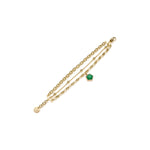 Bracciale a Tre Fili con Mix Catene Fantasia in Ottone Dorato Unoaerre
