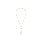 Collana Lunga in Catena con Palline Alternate Unoaerre