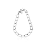 Collana con Catena Quadra Piatta in Ottone Unoaerre