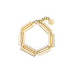 Bracciale in Ottone con Maglie Rettangolari Unoaerre