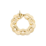 Bracciale L'eleganza di Questo Bracciale in Catena a Maglie Tonde Piatte e Chiusura Unoaerre