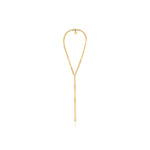 Collana in Ottone Dorato Modello a Y con Lastrine Piatte Unoaerre