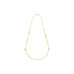 Collana Lunga con Madagliette Tonde e Chiusura a Moschettone Unoaerre