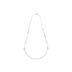 Collana Lunga con Madagliette Tonde e Chiusura a Moschettone Unoaerre