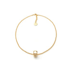 Collana in Catena Forzatina con Ciondolo Ad Anello Unoaerre