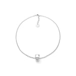 Collana in Catena Forzatina con Ciondolo Ad Anello Unoaerre