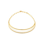 Collana con Doppio Filo Rigido e Catena Forzatina Unoaerre