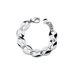 Bracciale in Maglia Marina Piatta in Finitura Lucida Unoaerre
