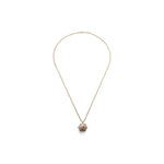 Collana Lunga della Collezione Mine con Ciondolo Grande Smaltato Sabbia Lucido Unoaerre