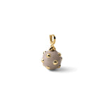 Charm Pendente a Forma di Mina Ricoperto da Smalto Sabbia Lucido Unoaerre