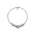 Collana Elegante Donna con Tondi Concavi Unoaerre
