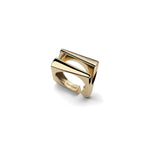 Anello Donna Placcato Oro o Argento con Design Geometrico Unoaerre