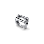 Anello Donna Placcato Oro o Argento con Design Geometrico Unoaerre