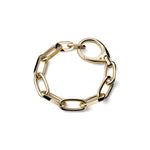 Bracciale Moda Donna in Catena Forzatina e Maxi Moschettone Unoaerre