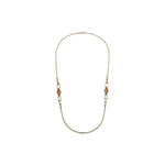 Collana Lunga Donna con Catena Fantasia Dorata Unoaerre
