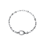 Collana Catena Donna Placcata Oro o Argento, Maxi Moschetton Unoaerre