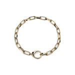 Collana Catena Donna Placcata Oro o Argento, Maxi Moschetton Unoaerre
