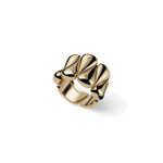 Anello a Fascia con Motivo Intrecciato a Nodo Unoaerre