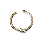 Bracciale Sottile a Maglia con Chiusura a Moschettone Unoaerre