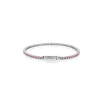 Bracciale Tennis in Argento 925 con Pietre Zirconia Cubica Rosa Unoaerre