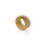 Anello Donna con Fascia Chicco di Riso Ad Intreccio Unoaerre