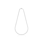 Collana da Uomo Groumette in Argento 925 Rodiato,diamantata Unoaerre