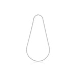 Collana da Uomo in Argento 925 Rodiato, Catena Groumette Diamantata Unoaerre