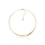 Collana Collier in Argento Rigido, Chiusura a Catena con Moschettone Unoaerre