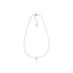 Collana in Argento Rodiato con Perla e Zircone Unoaerre