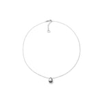 Collana in Argento con Pendente a Forma di Goccia Unoaerre