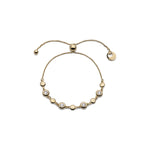 Bracciale in Argento con Piccole Sfere e Cubic Zirconia Unoaerre