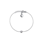 Bracciale in Argento 925 con Elemento Centrale di Cubic Zirc Onia Unoaerre