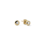 Orecchini a Bottoncino in Argento 925 con Cubic Zirconia Unoaerre
