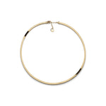 Collana in Argento con Tubo Quadro Zigrinato, Chiusura a Moschettone Unoaerre