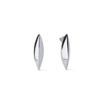 Orecchini in Argento con Design Geometrico Bombato Unoaerre