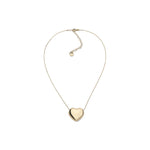 Collana in Argento 925 con Pendente a Forma di Cuore Grande Bombato Unoaerre