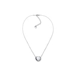 Collana in Argento 925 con Pendente a Forma di Cuore Medio Unoaerre
