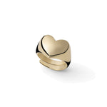 Anello Chevalier in Argento 925 a Forma di Cuore Bombato Unoaerre