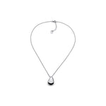 Collana in Argento con Pendente a Forma di Goccia Unoaerre