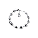 Bracciale a Navette Bombate con Pendente Unoaerre
