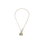 Collana Sottile con Pendente a Disco Unoaerre