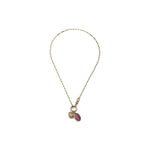 Collana Sottile con Pendente e Pietra Unoaerre